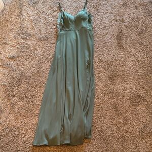 Speechless Women's Maxi Dress in Sage Green